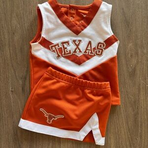 Texas Longhorns Cheerleader Outfit - Orange and White